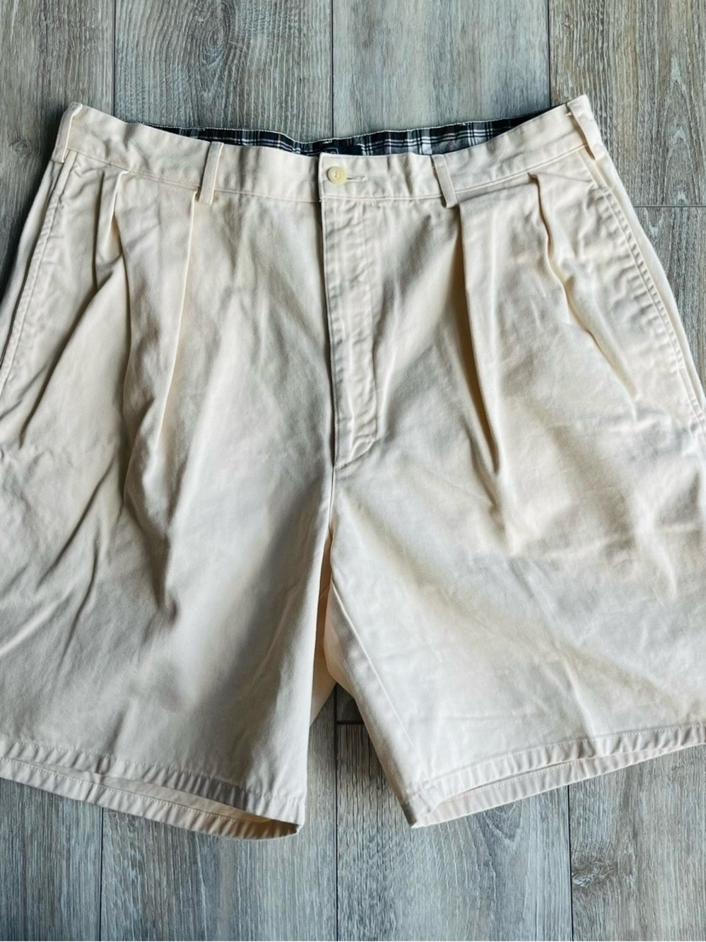 Polo Ralph Lauren Shorts Men 36 Pleated Relaxed Golf Chino Vtg Made In